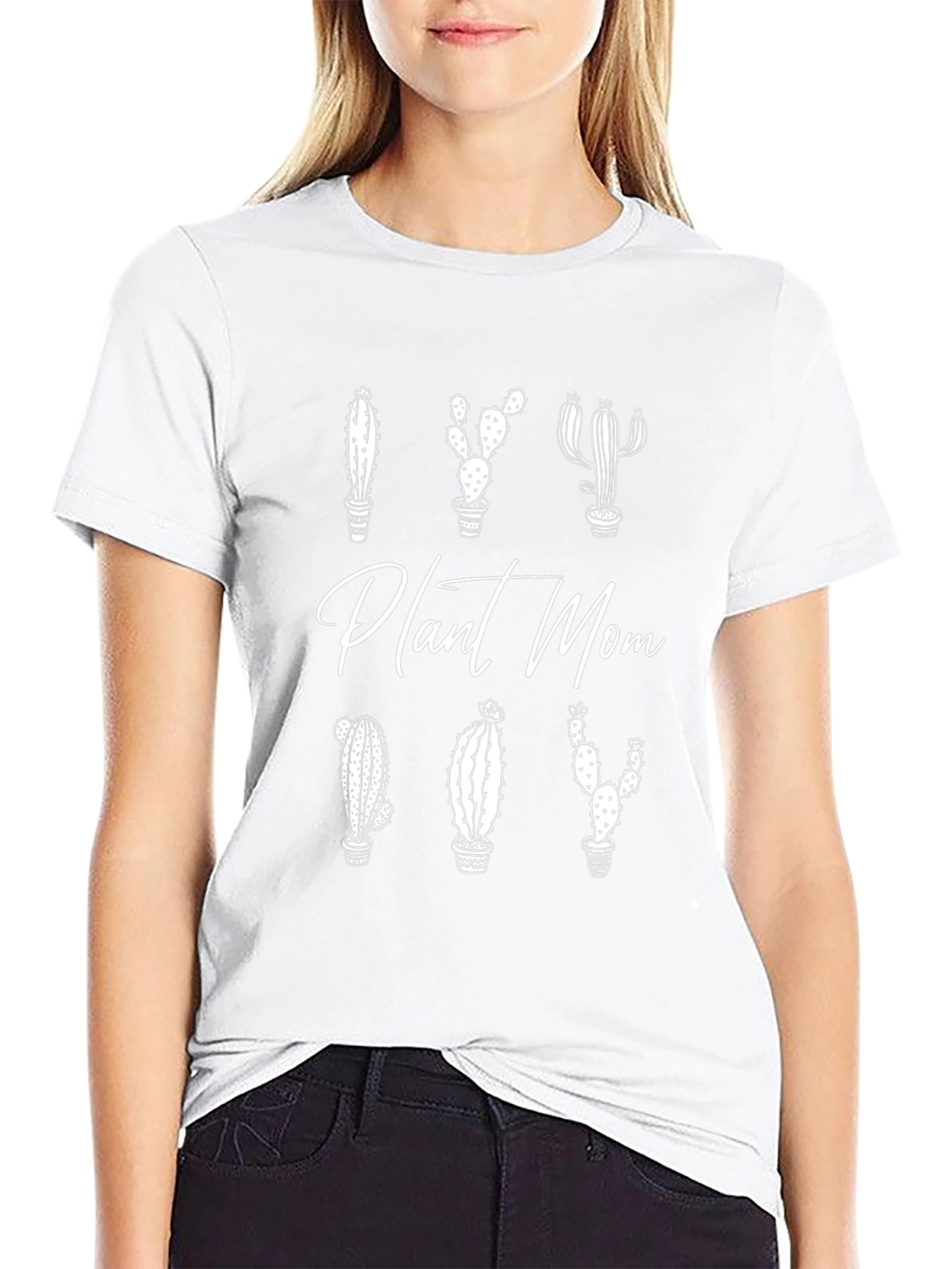 Plant Mom Cactus Graphic Tee - Unisex