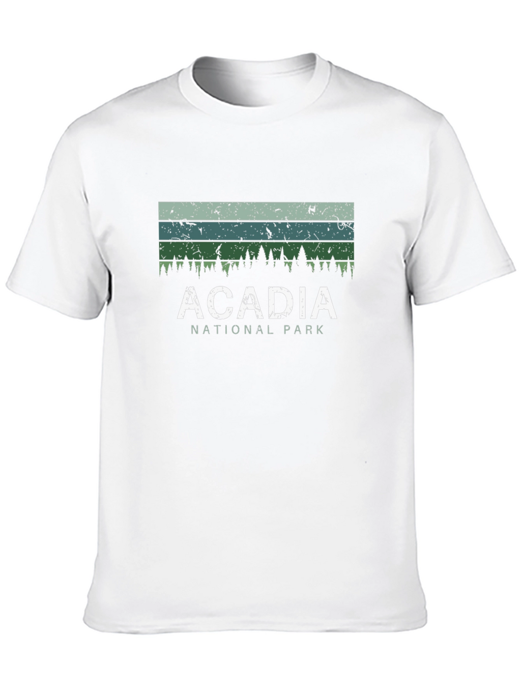 Acadia National Park Graphic Tee - Unisex Black T-Shirt