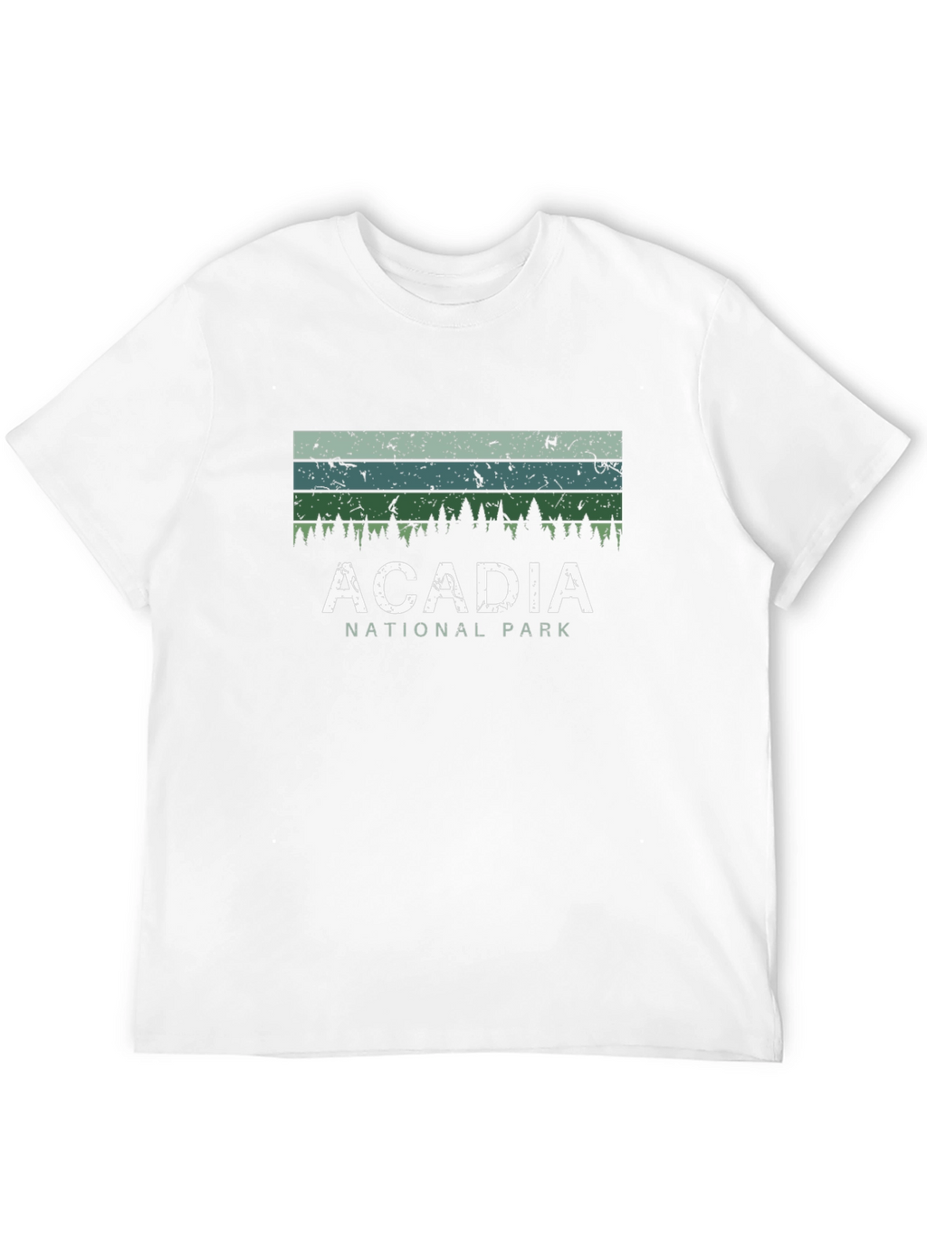 Acadia National Park Graphic Tee - Unisex Black T-Shirt