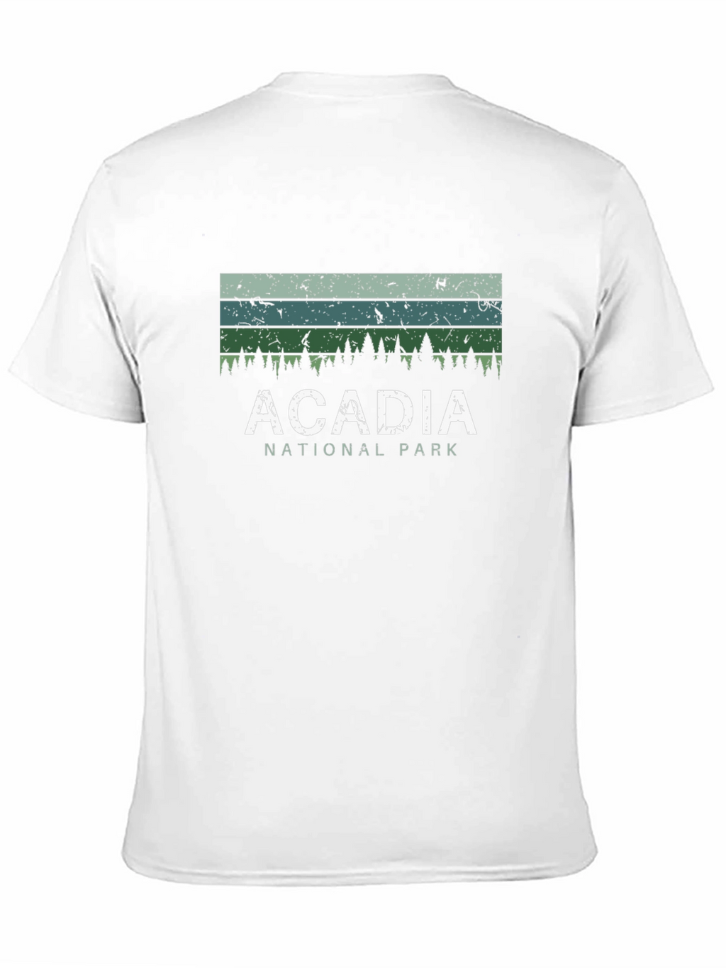 Acadia National Park Graphic Tee - Unisex Black T-Shirt