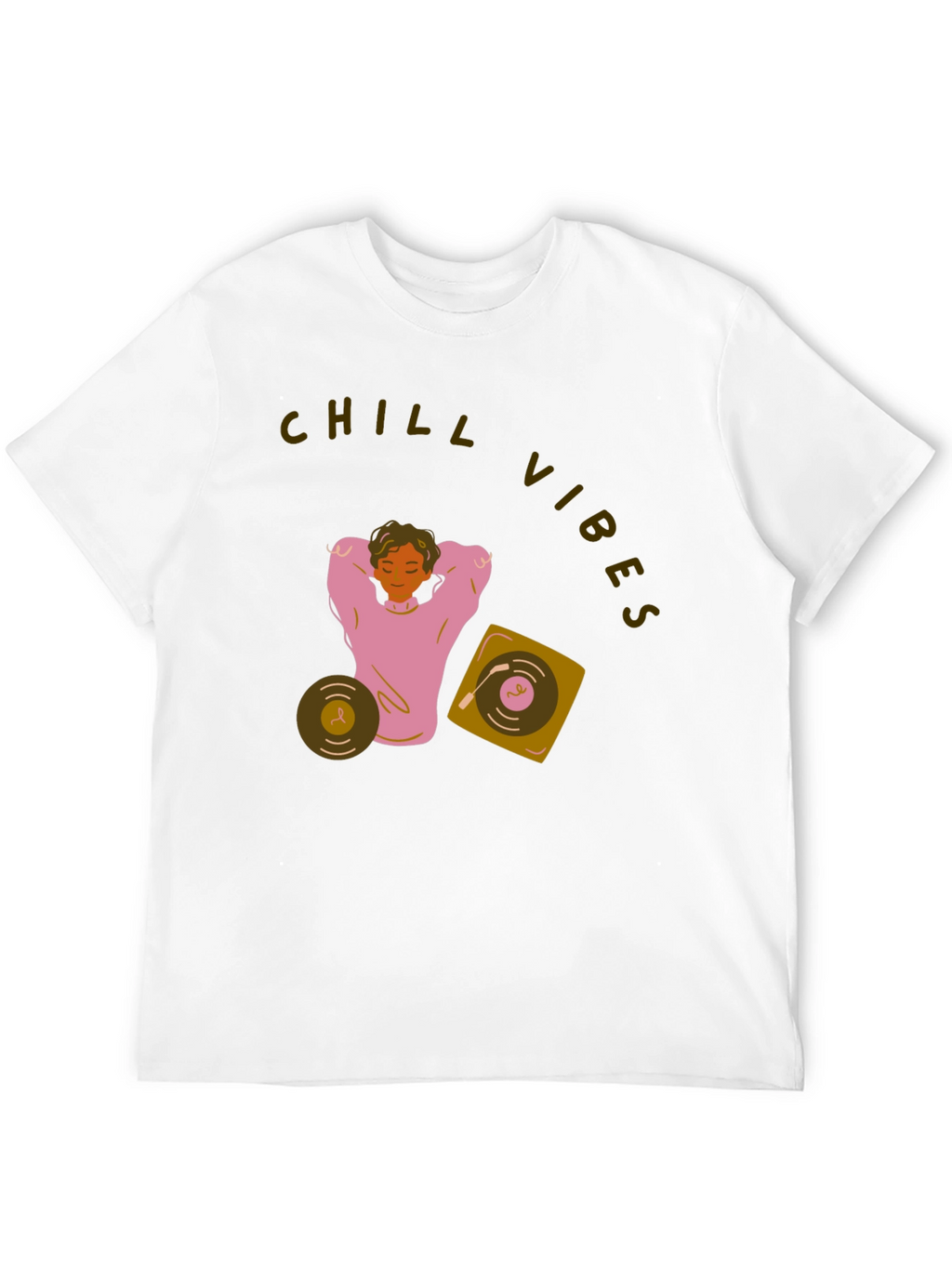 Chill Vibes Graphic T-Shirt - Relaxed Fit