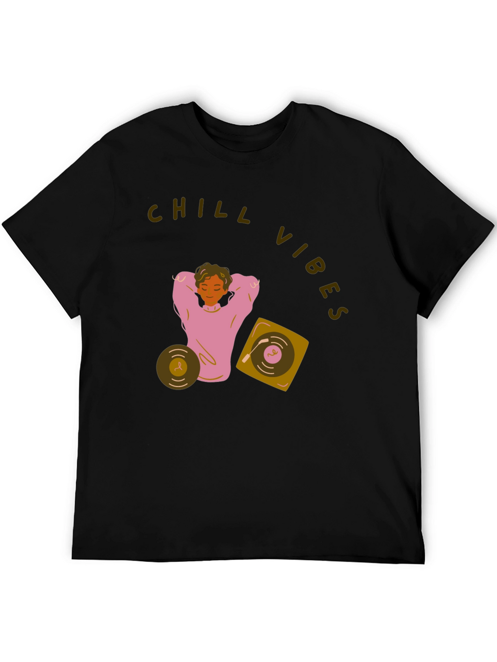 Chill Vibes Graphic T-Shirt - Relaxed Fit