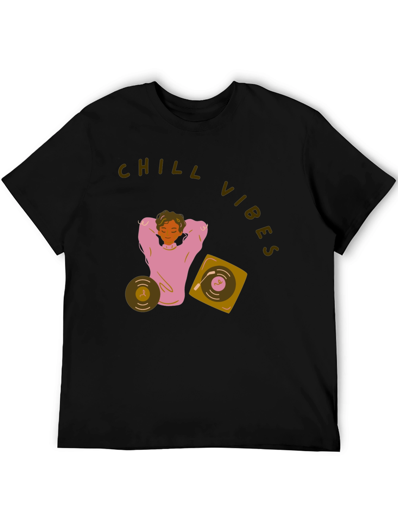 Chill Vibes Graphic T-Shirt - Relaxed Fit