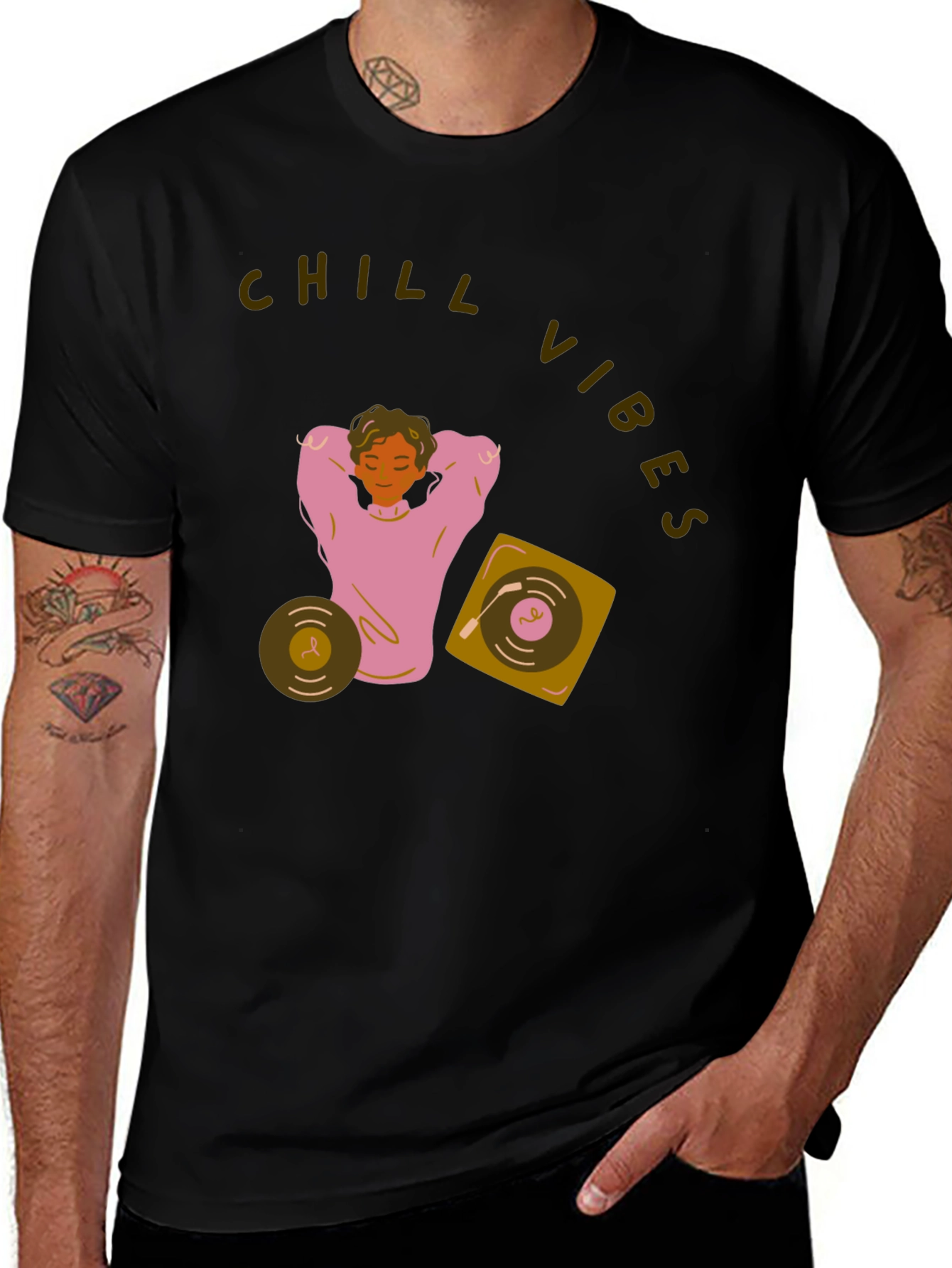 Chill Vibes Graphic T-Shirt - Relaxed Fit