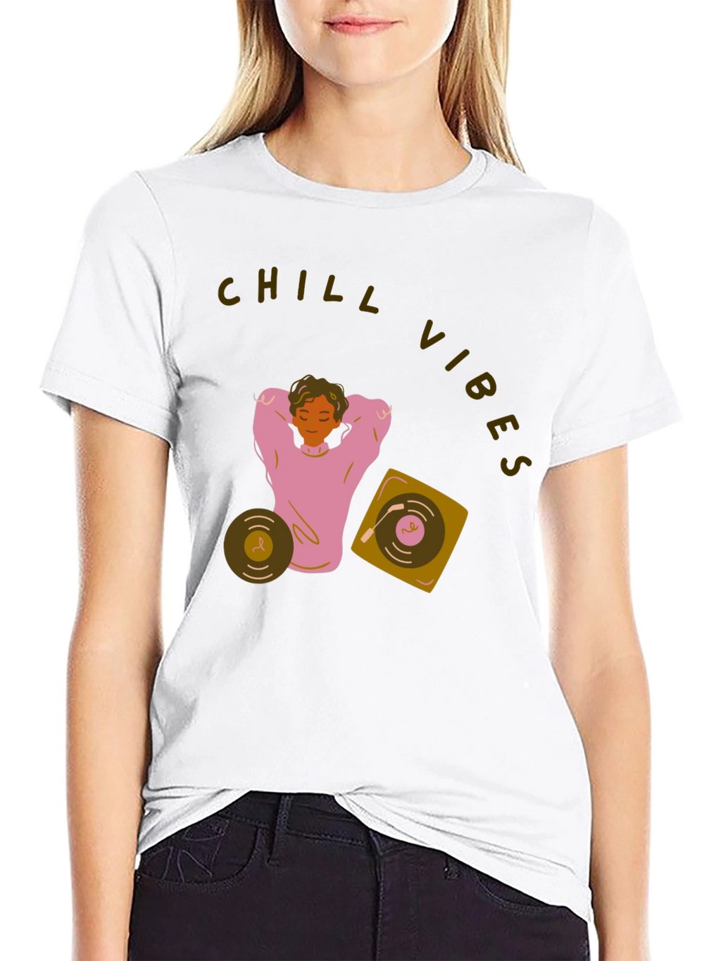 Chill Vibes Graphic T-Shirt - Relaxed Fit