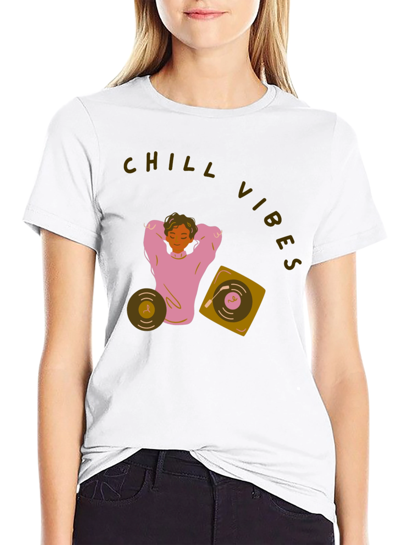 Chill Vibes Graphic T-Shirt - Relaxed Fit