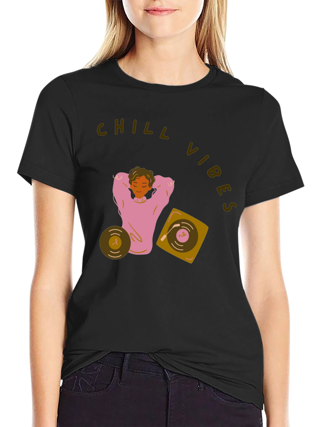 Chill Vibes Graphic T-Shirt - Relaxed Fit