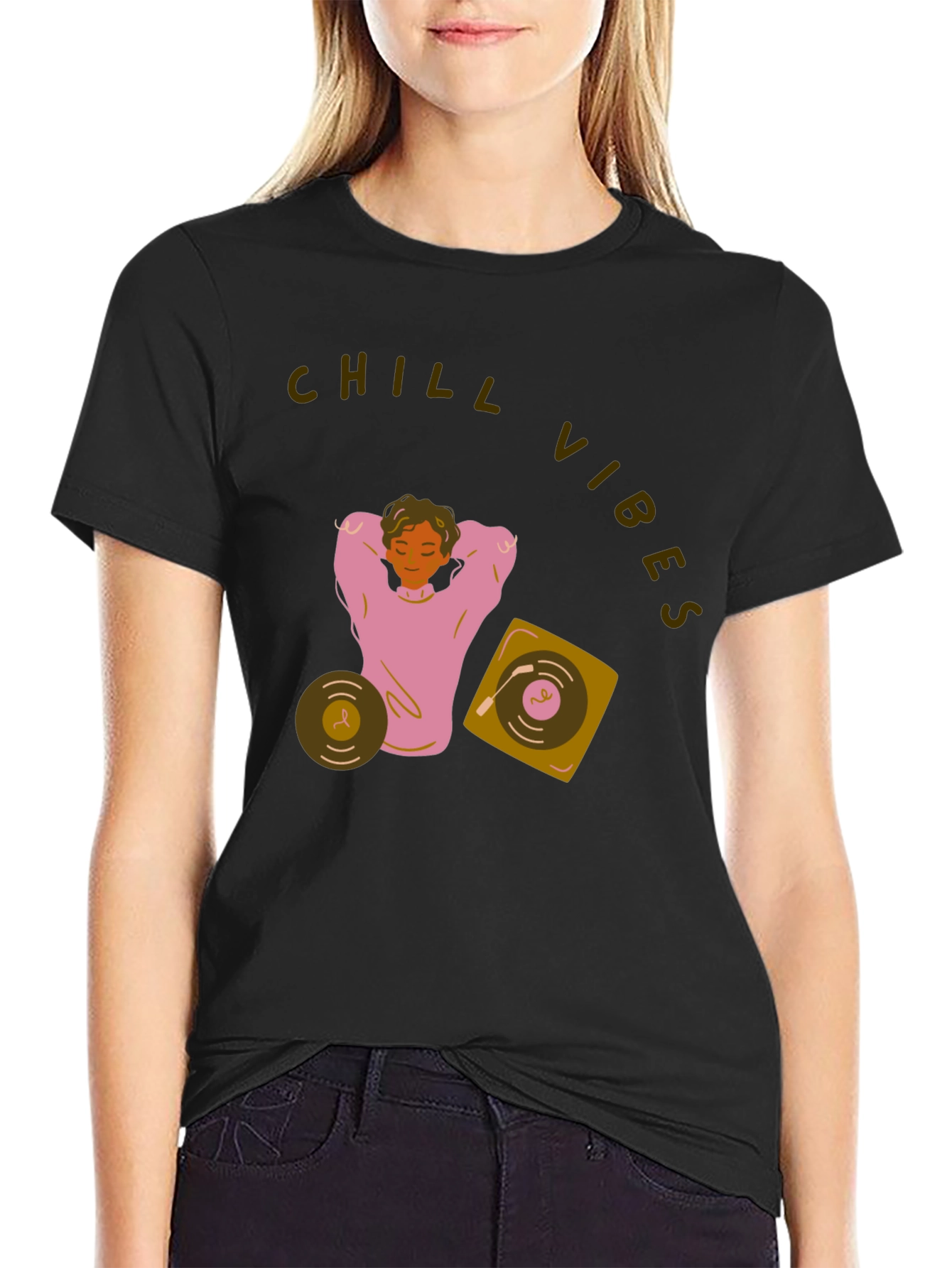 Chill Vibes Graphic T-Shirt - Relaxed Fit