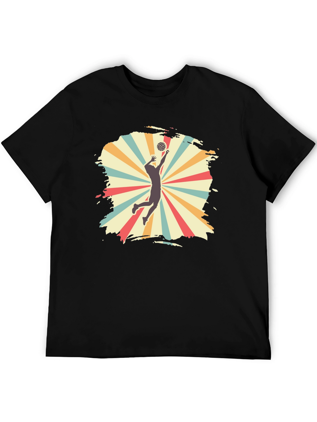 Volleyball Retro Graphic T-Shirt
