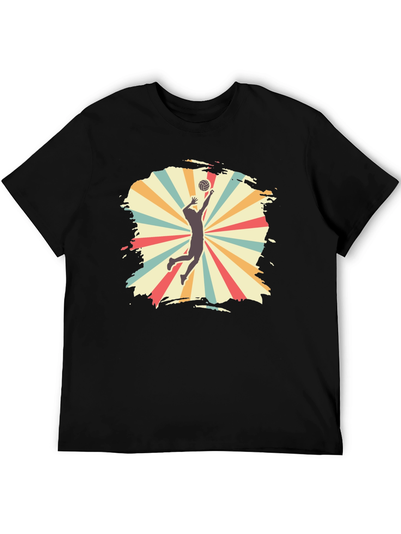 Volleyball Retro Graphic T-Shirt