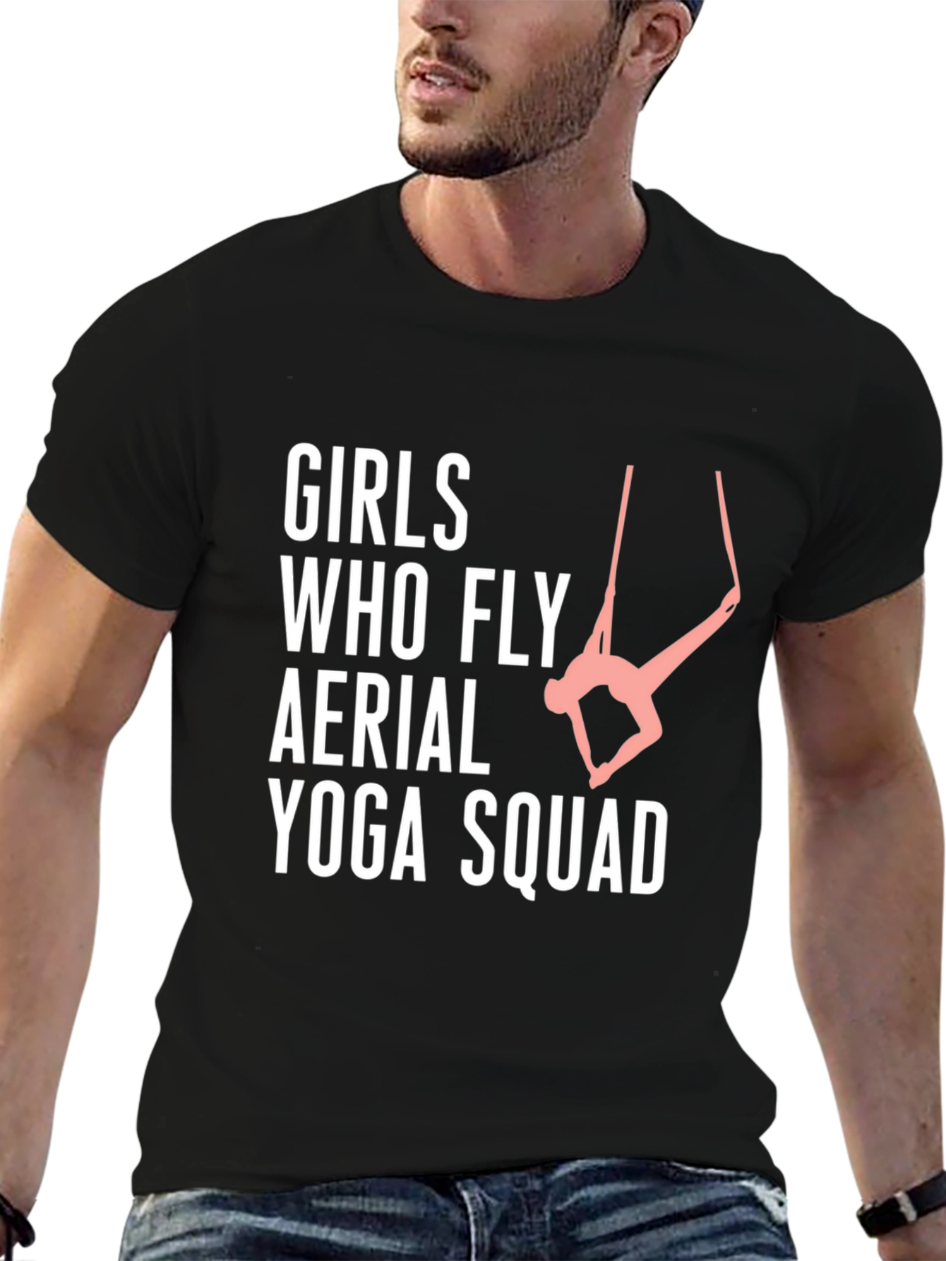 Girls Who Fly Aerial Yoga Squad T-Shirt