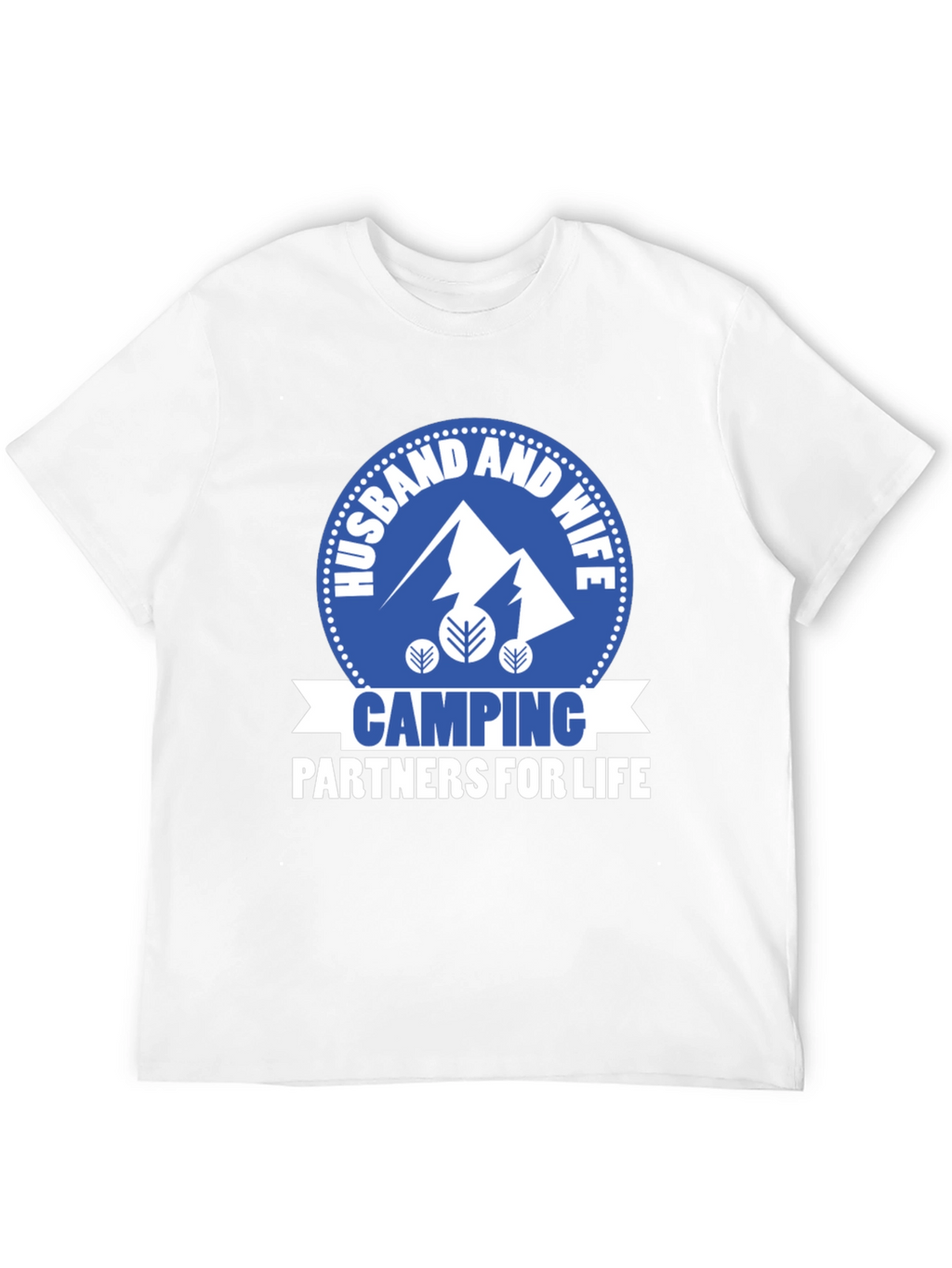 Husband & Wife Camping Partners Graphic T-Shirt