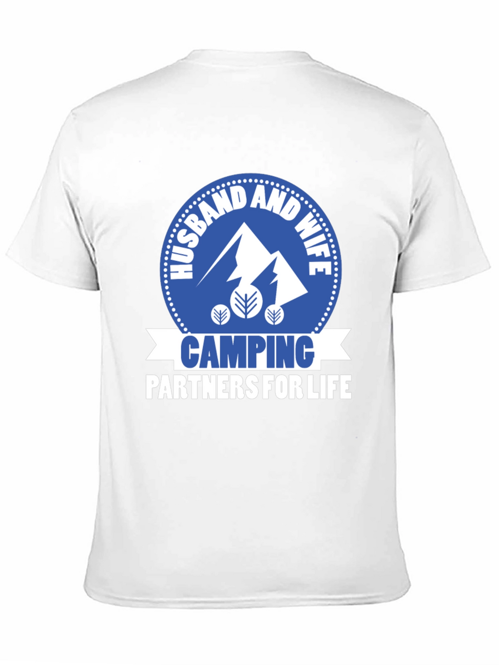 Husband & Wife Camping Partners Graphic T-Shirt