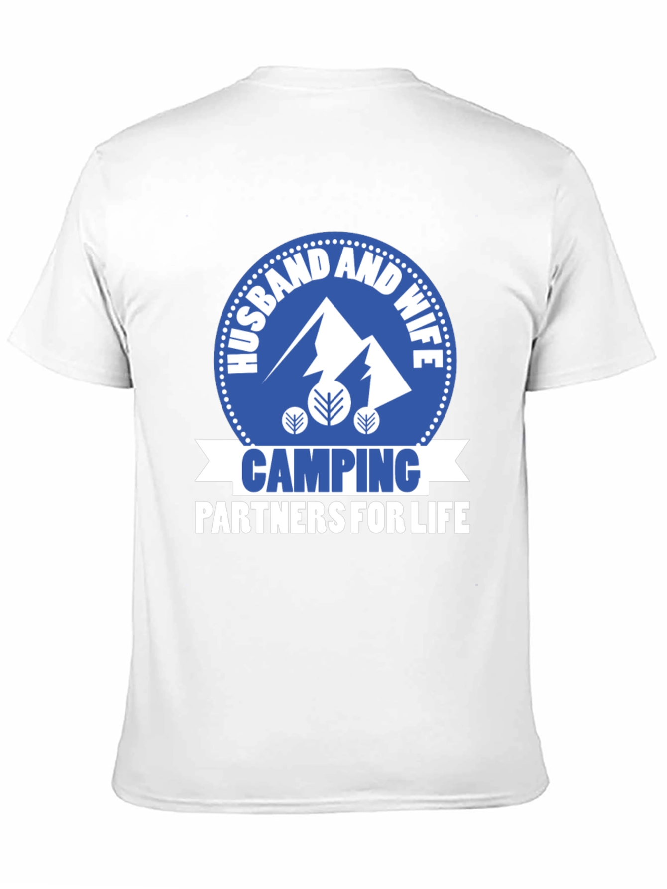 Husband & Wife Camping Partners Graphic T-Shirt