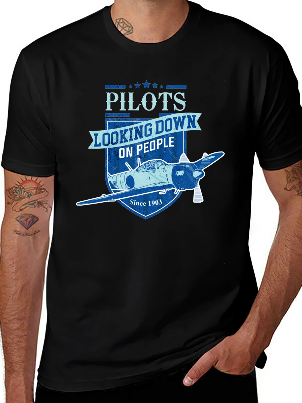 Pilots Looking Down on People T-Shirt