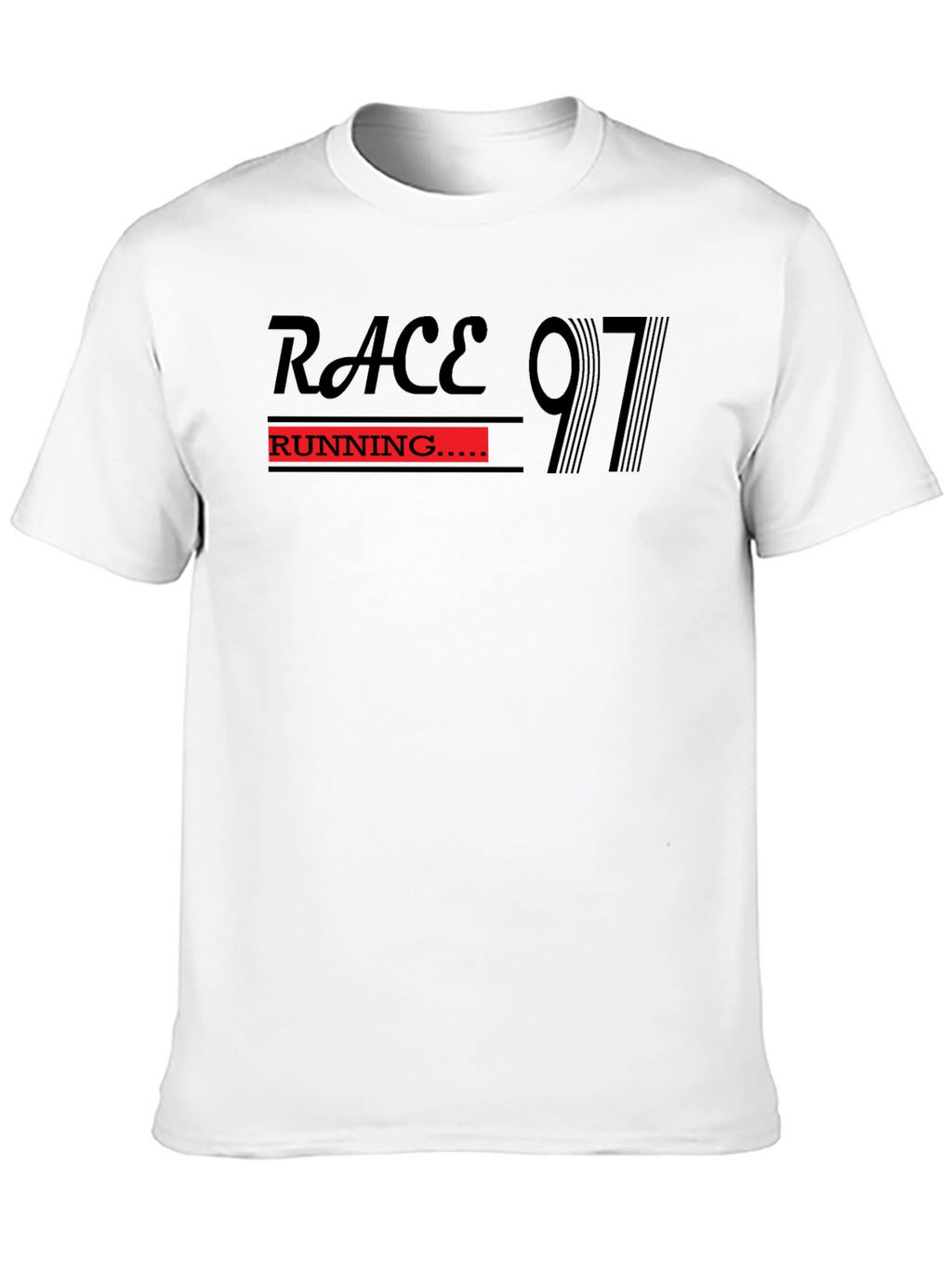 Race Running 97 Black T-Shirt