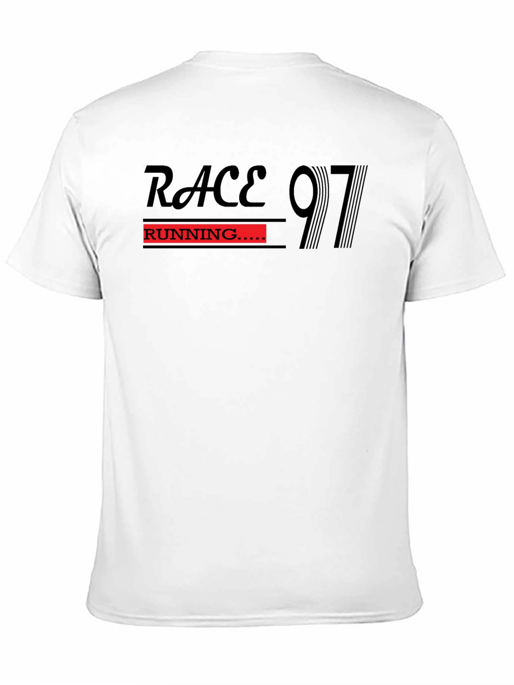 Race Running 97 Black T-Shirt