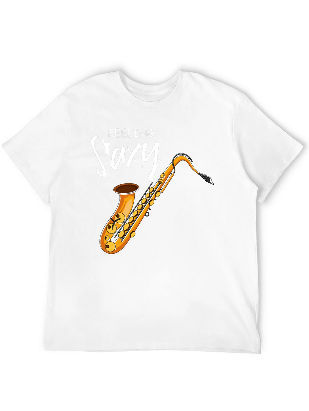 Feeling Saxy Black T-Shirt