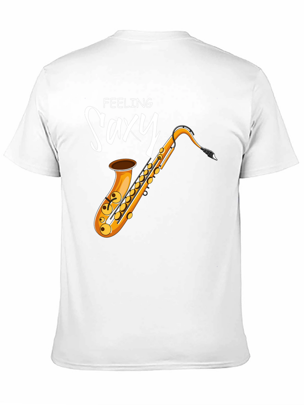 Feeling Saxy Black T-Shirt