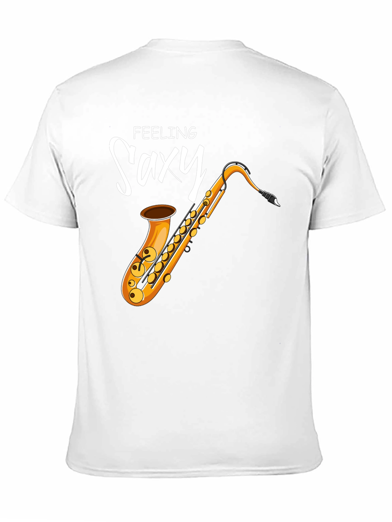 Feeling Saxy Black T-Shirt
