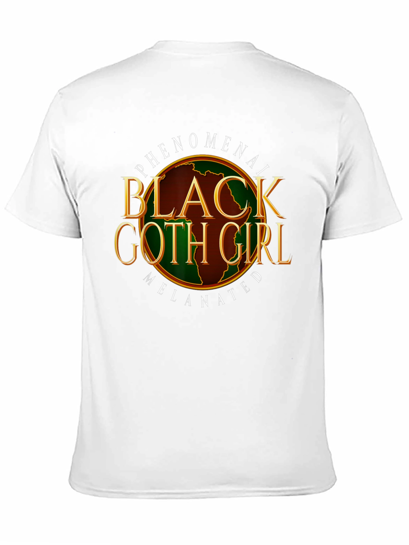 Phenomenal Black Goth Girl Melenated T-Shirt