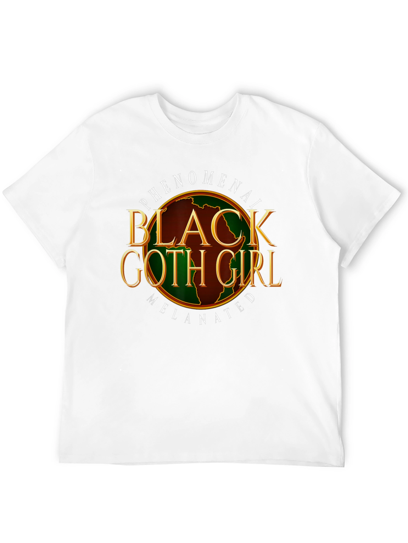 Phenomenal Black Goth Girl Melenated T-Shirt
