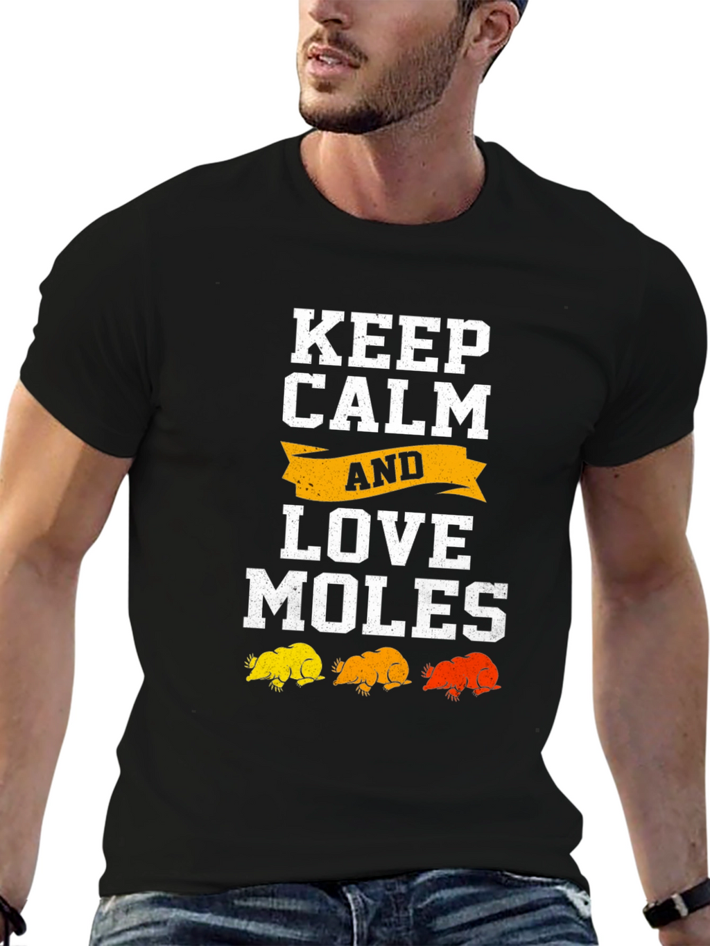 Keep Calm and Love Moles Graphic Tee