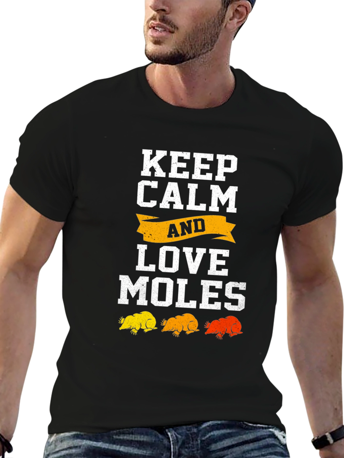 Keep Calm and Love Moles Graphic Tee