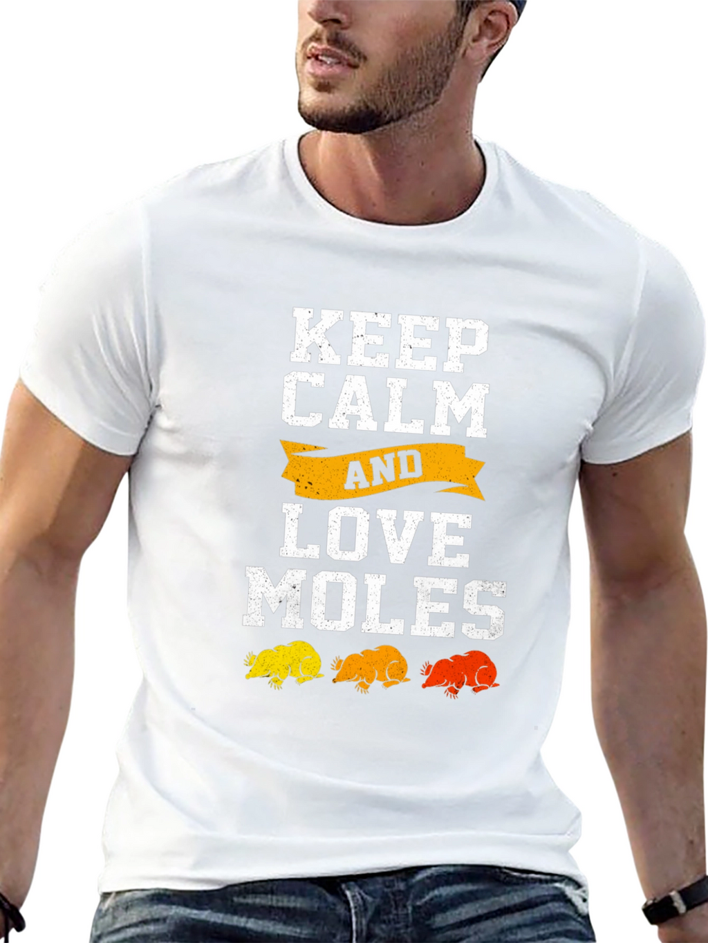 Keep Calm and Love Moles Graphic Tee