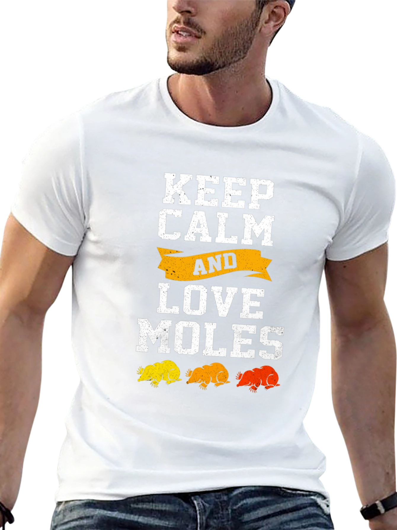 Keep Calm and Love Moles Graphic Tee