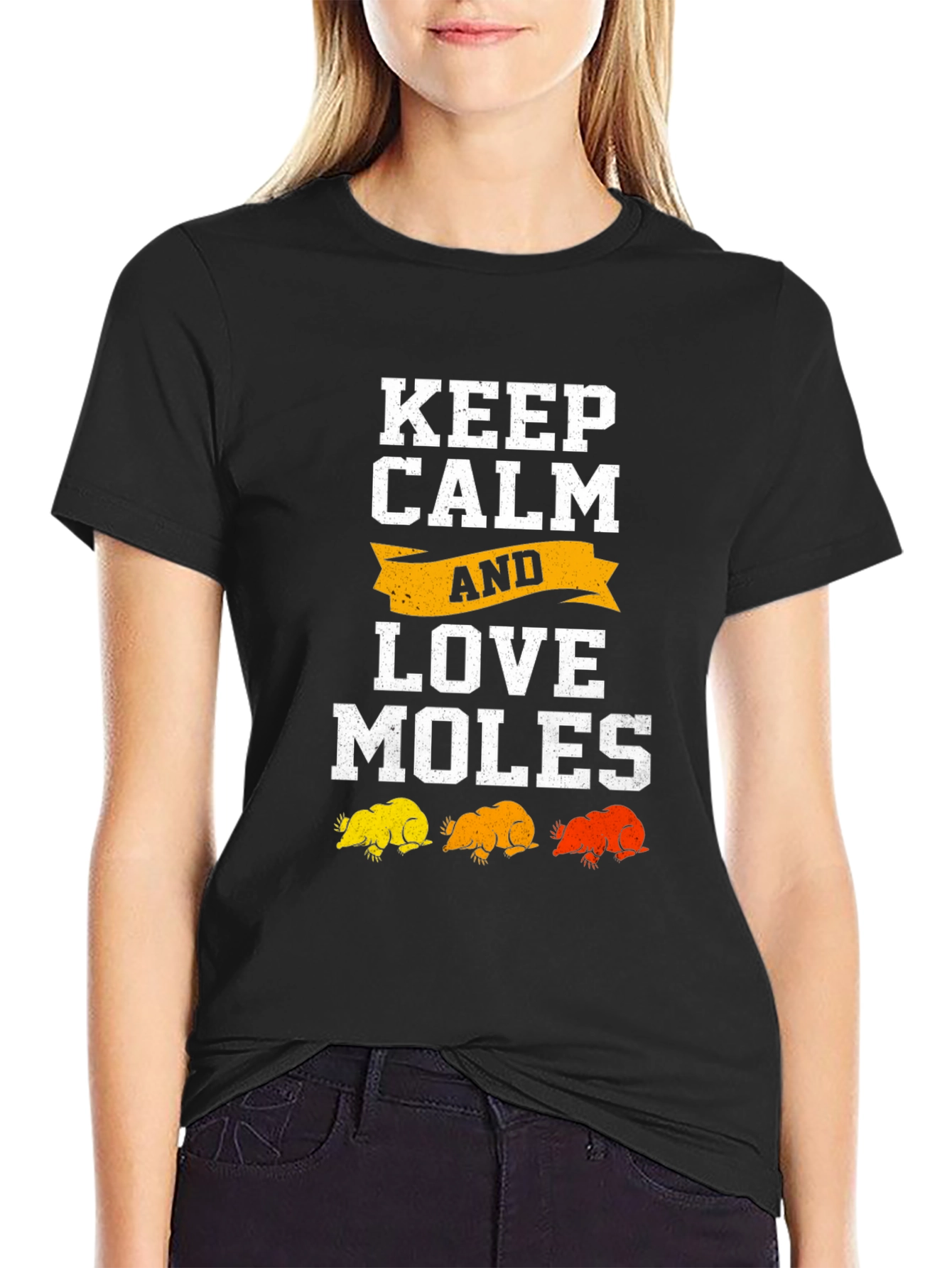 Keep Calm and Love Moles Graphic Tee