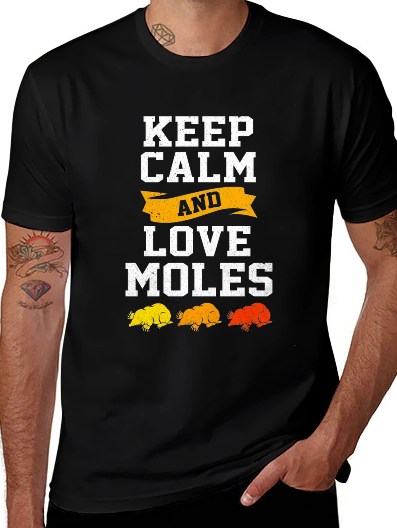 Keep Calm and Love Moles Graphic Tee