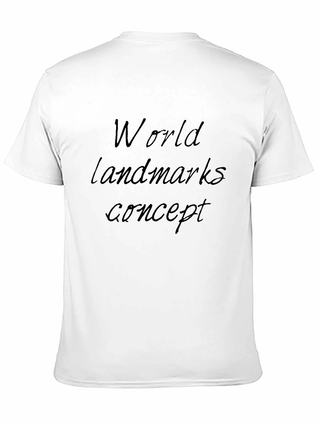 World Landmarks Concept T-Shirt