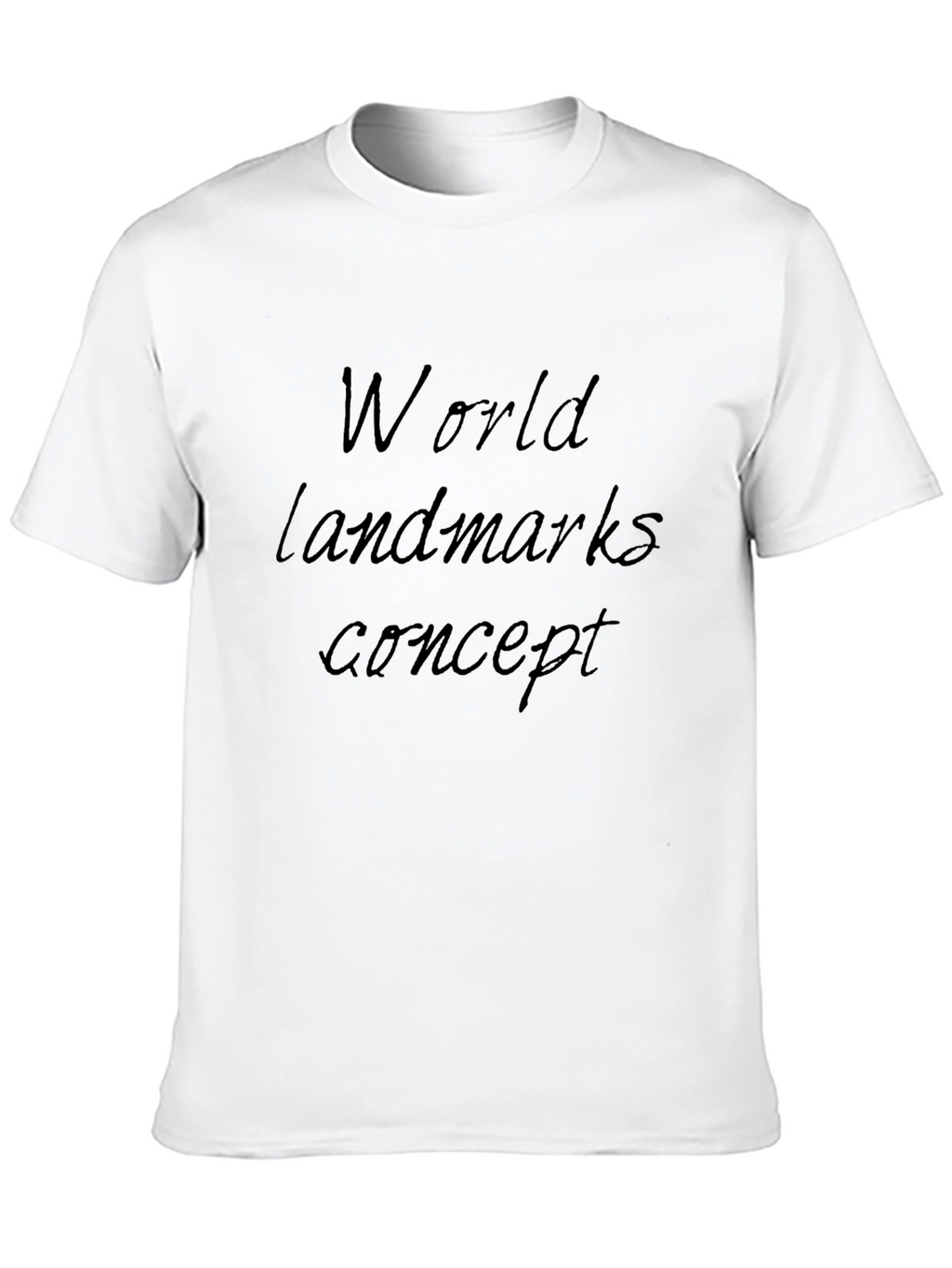 World Landmarks Concept T-Shirt