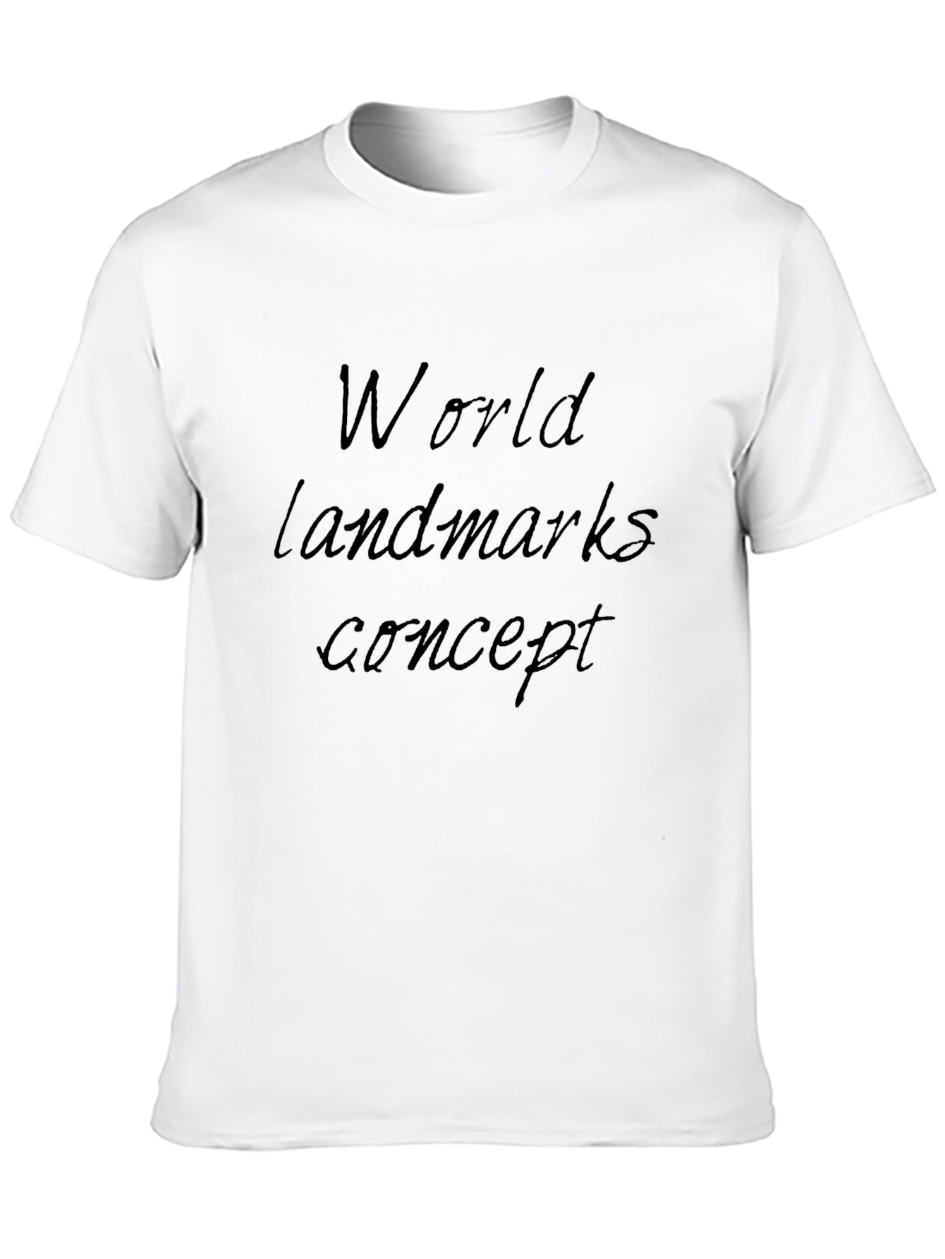 World Landmarks Concept T-Shirt