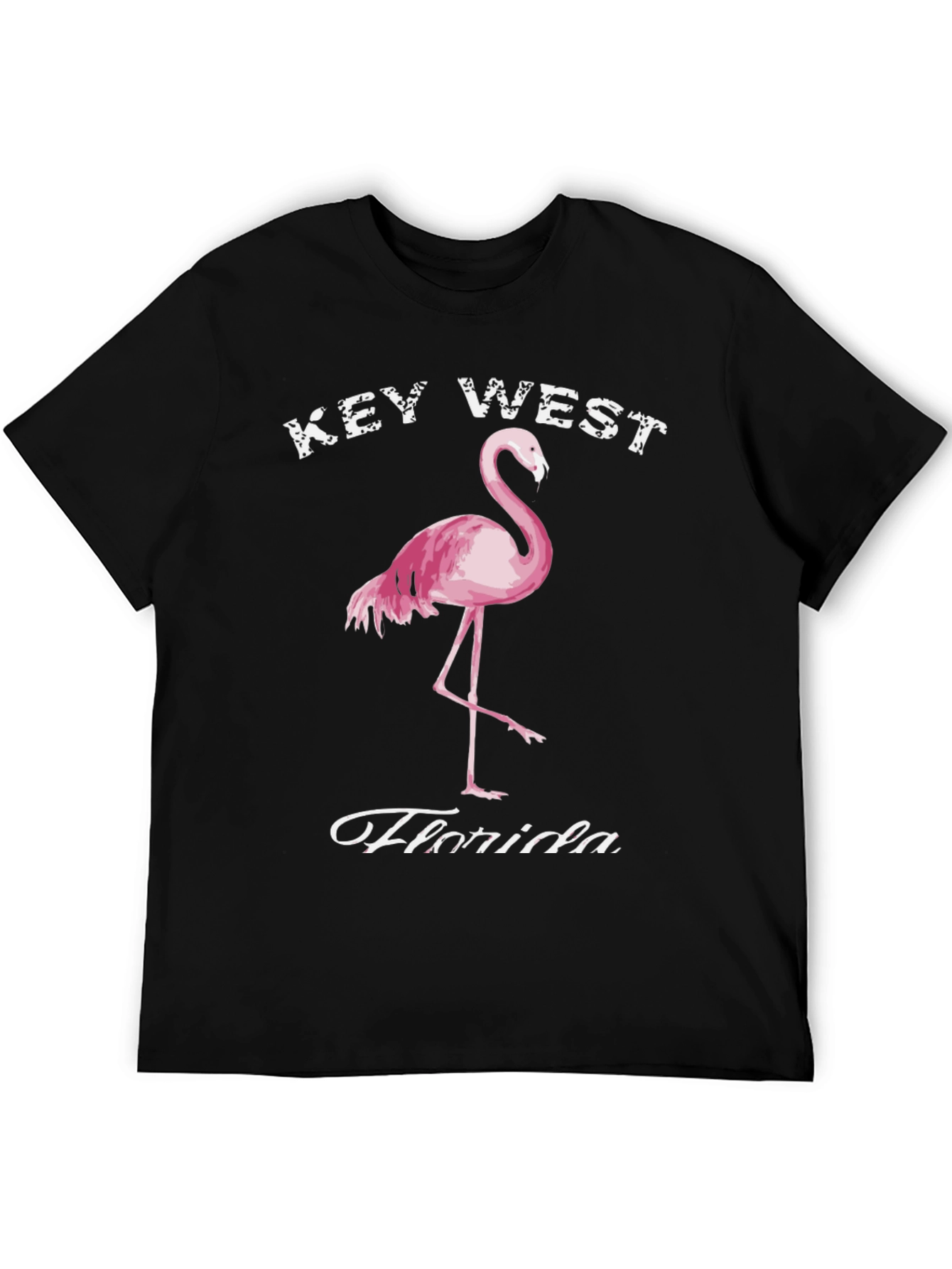 Key West Florida Flamingo Graphic T-Shirt