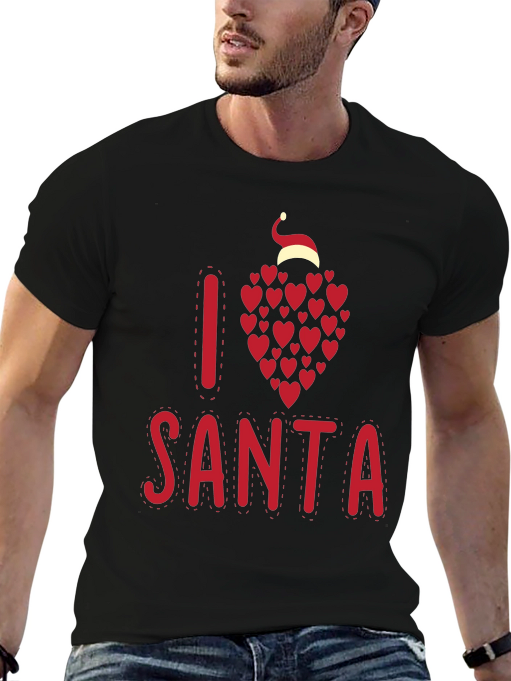 I Heart Santa Christmas T-Shirt