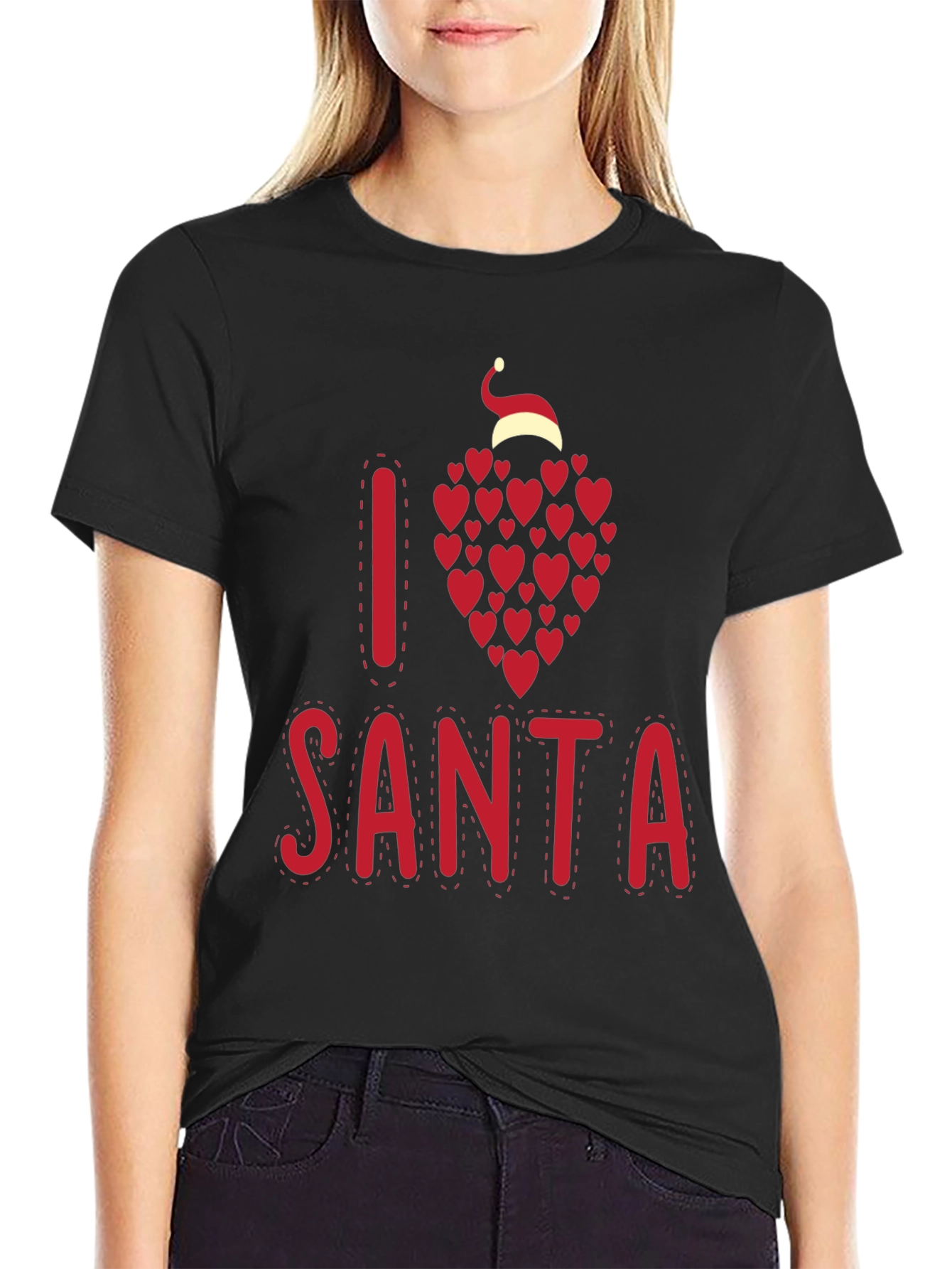 I Heart Santa Christmas T-Shirt