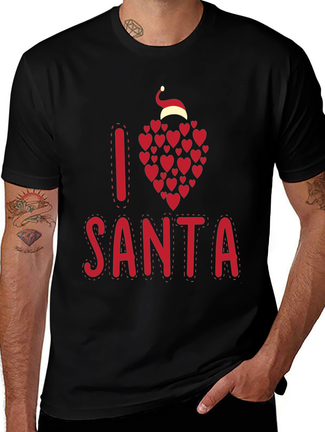 I Heart Santa Christmas T-Shirt