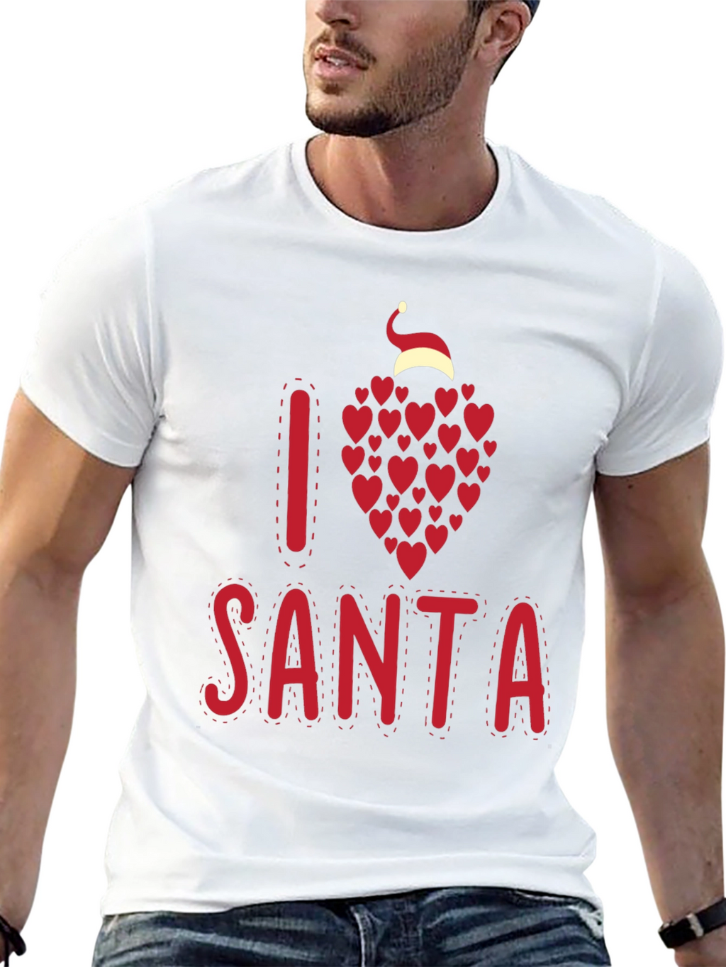 I Heart Santa Christmas T-Shirt
