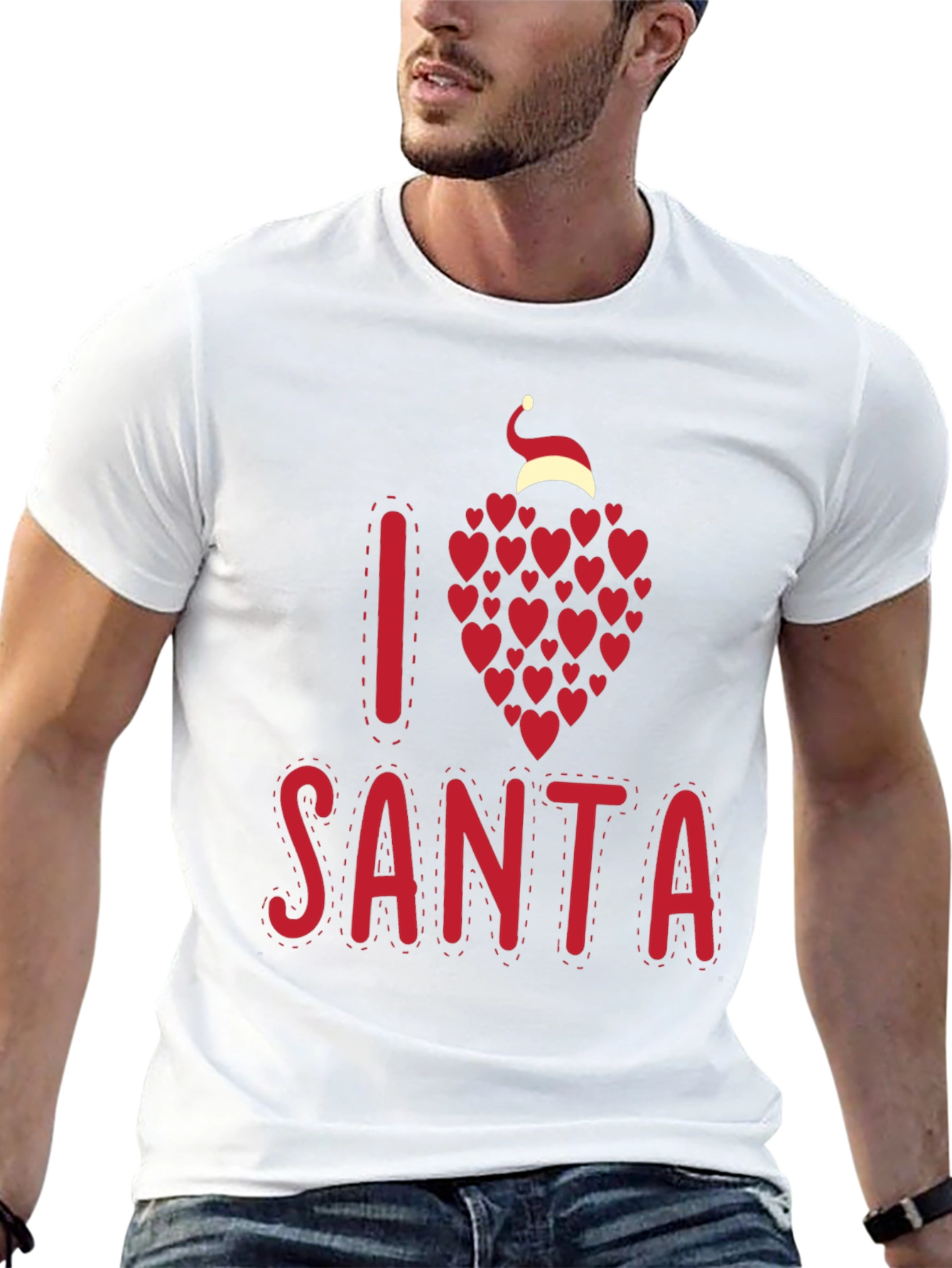I Heart Santa Christmas T-Shirt
