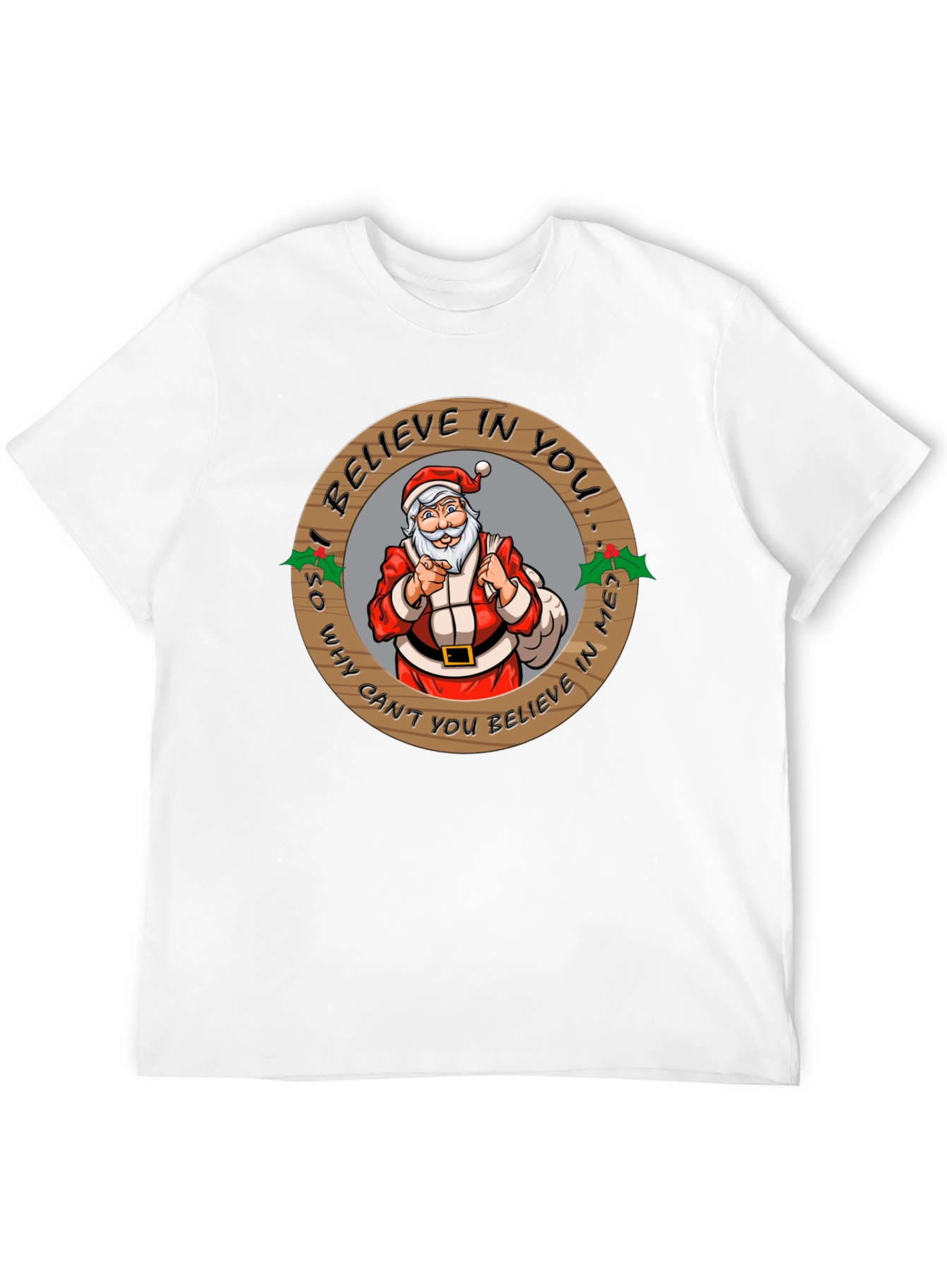 Believe In Santa Graphic T-Shirt