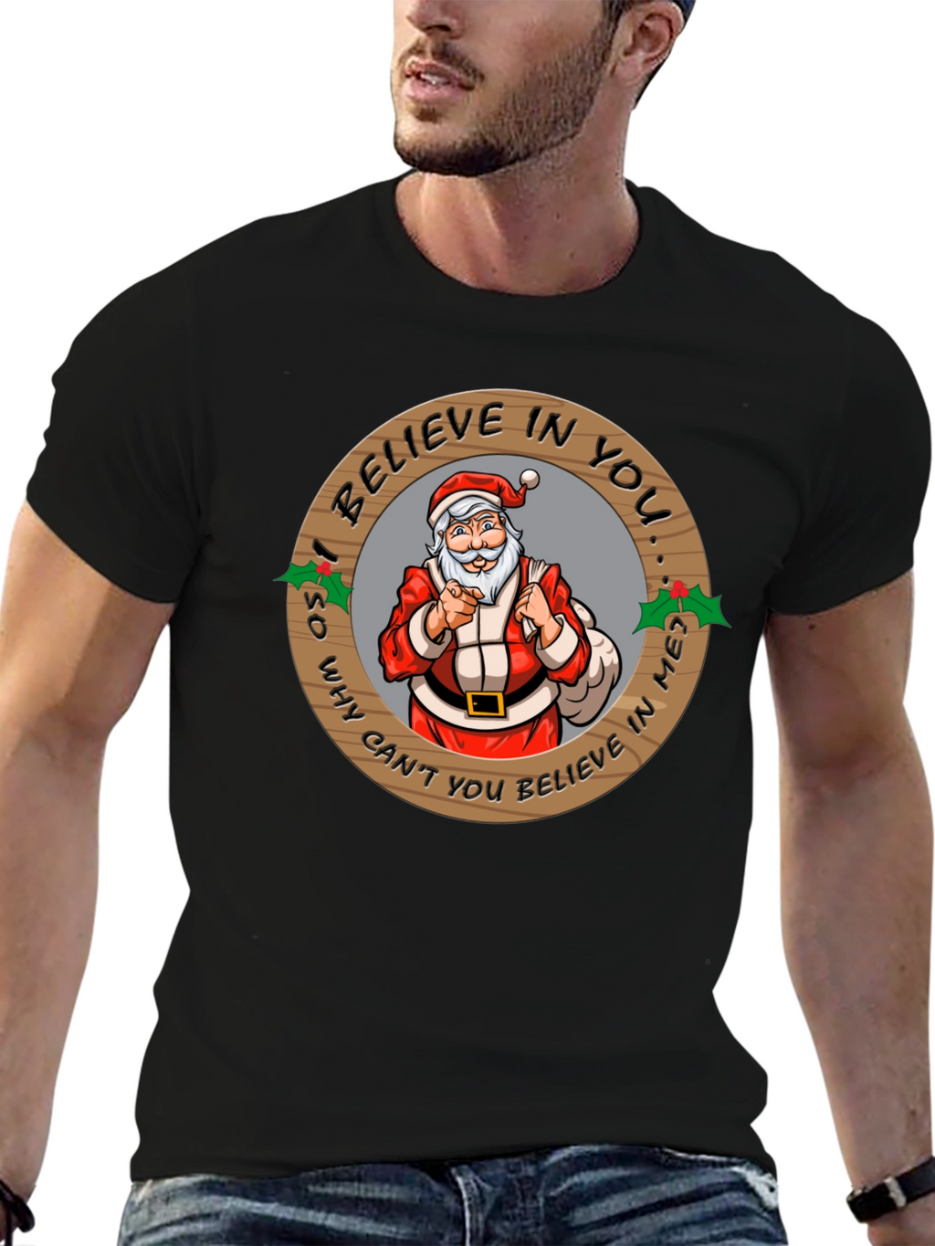 Believe In Santa Graphic T-Shirt