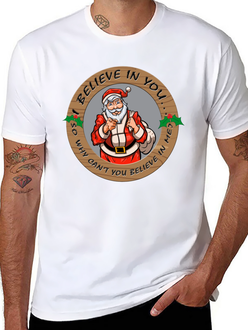 Believe In Santa Graphic T-Shirt