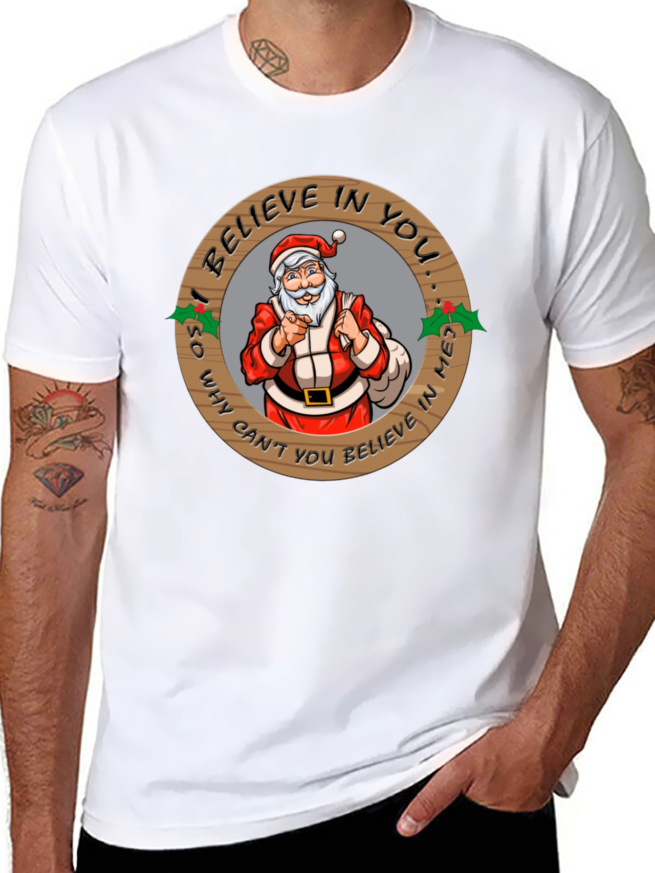 Believe In Santa Graphic T-Shirt