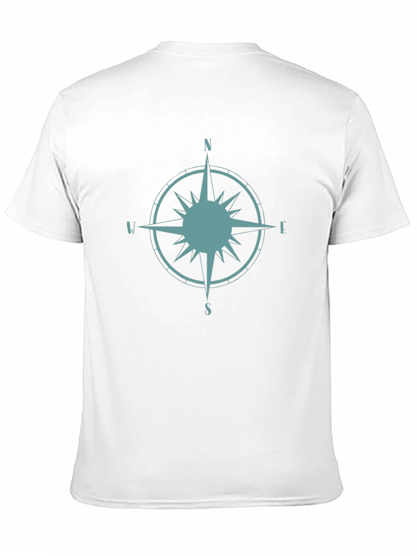 Compass Rose Graphic Tee - Stylish Black T-Shirt