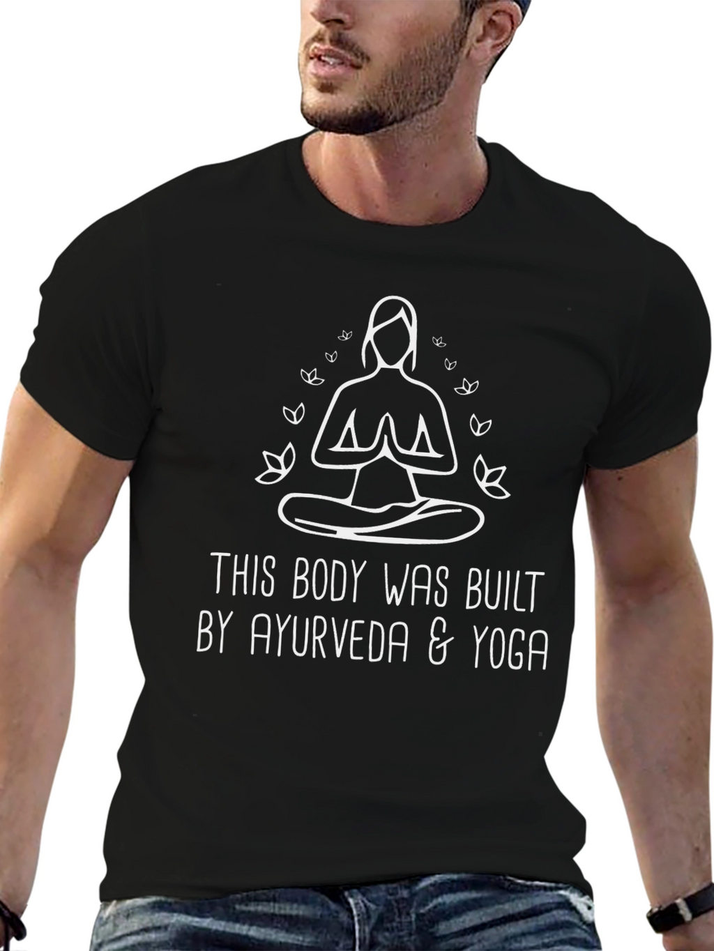 Ayurveda & Yoga Built Body Graphic T-Shirt