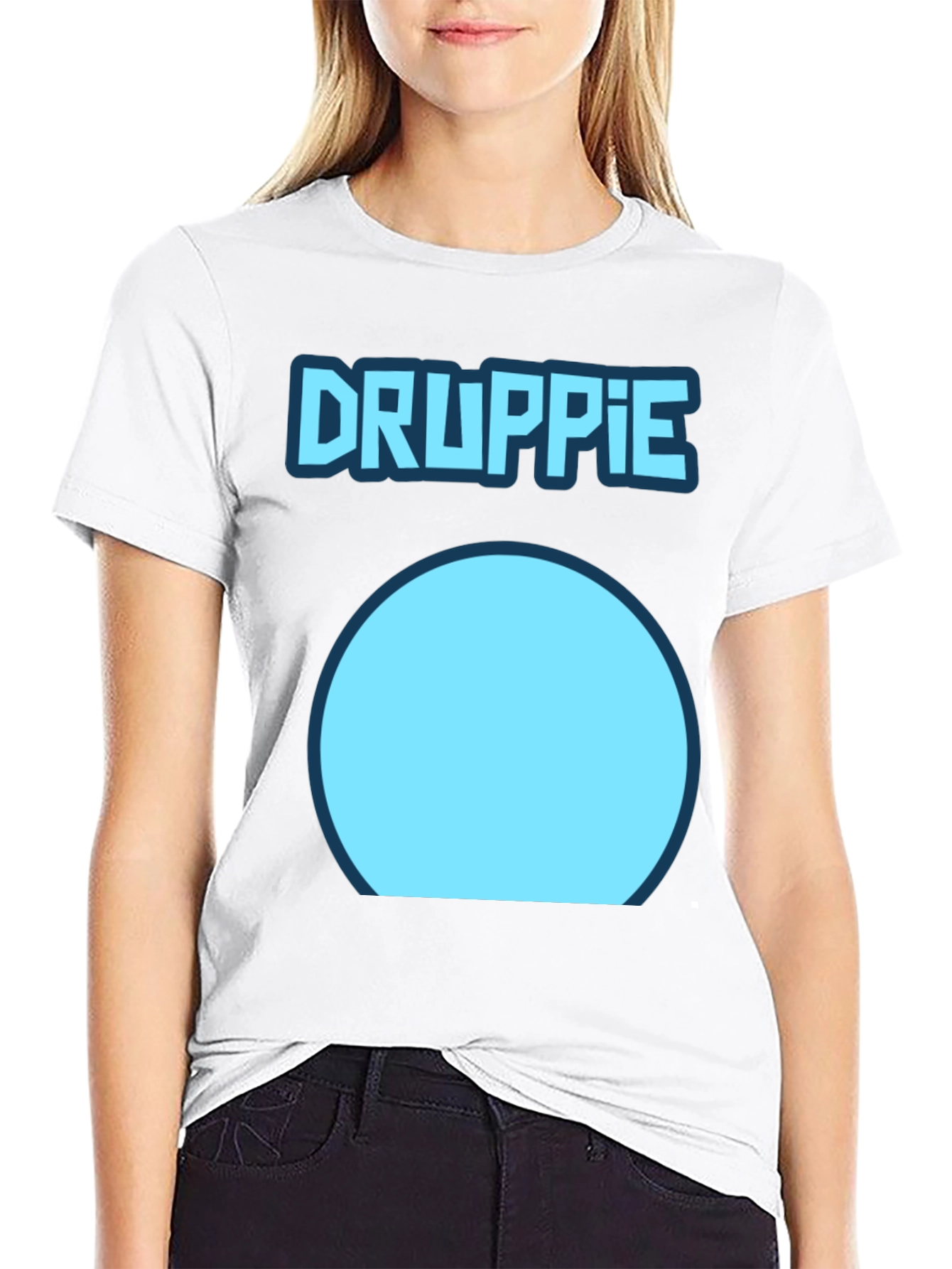 Droopie Graphic Tee - Mens Black T-Shirt
