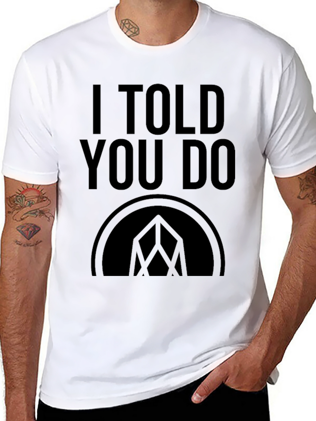 I Told You Do Graphic T-Shirt - Black