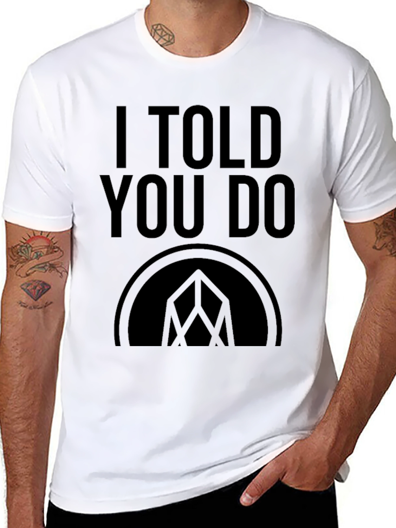 I Told You Do Graphic T-Shirt - Black